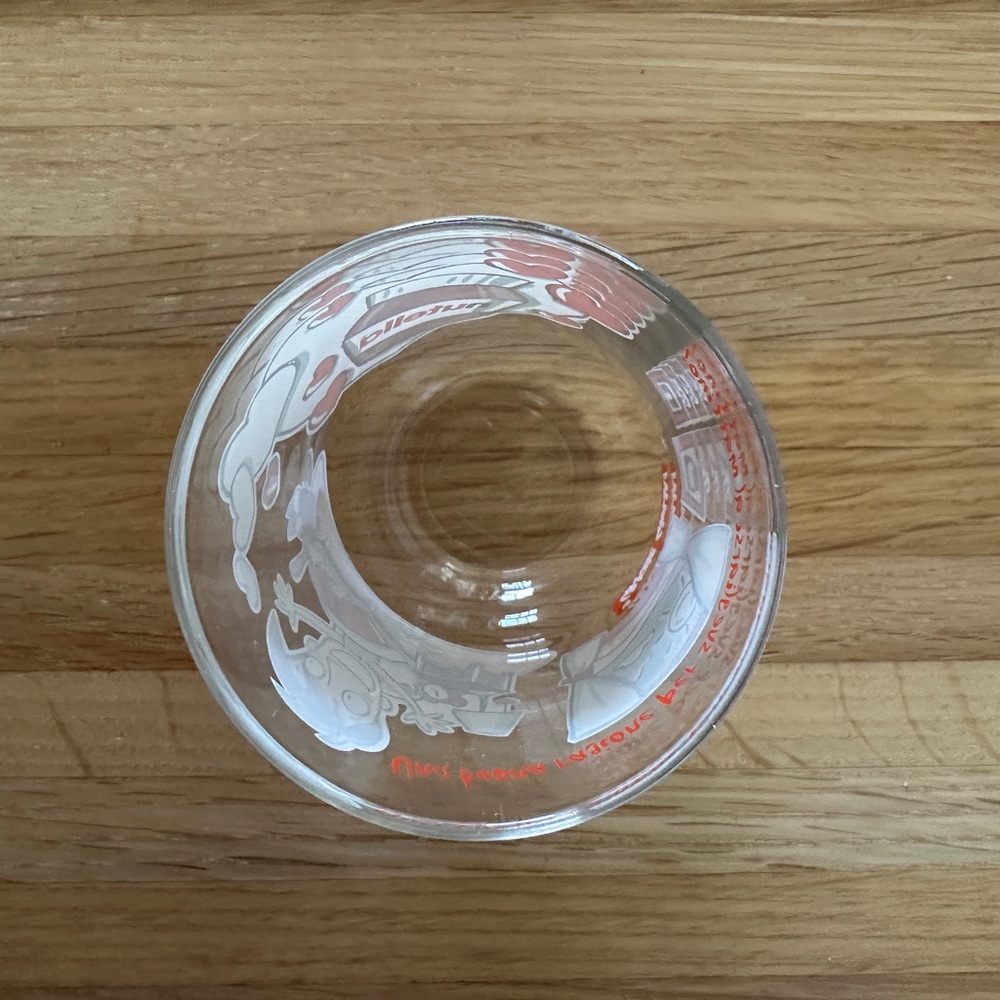 Nutella Glass 8 ounce with Italian Catchphrase from Italian Kids - Picture 8 of 8